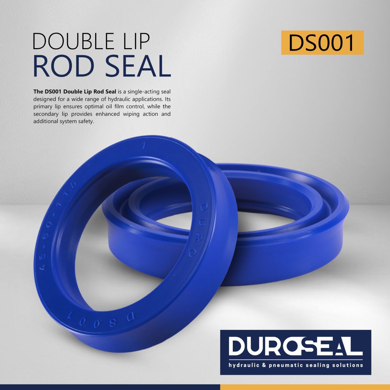 DS001-60x75x11.5 (Double-Lip Rod Seal)